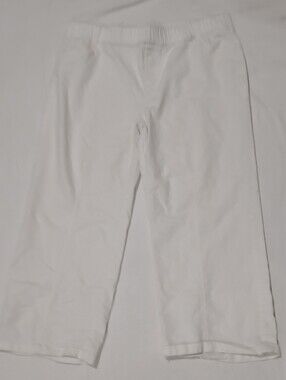 Source Unknown White Boot Cut Women's Pants